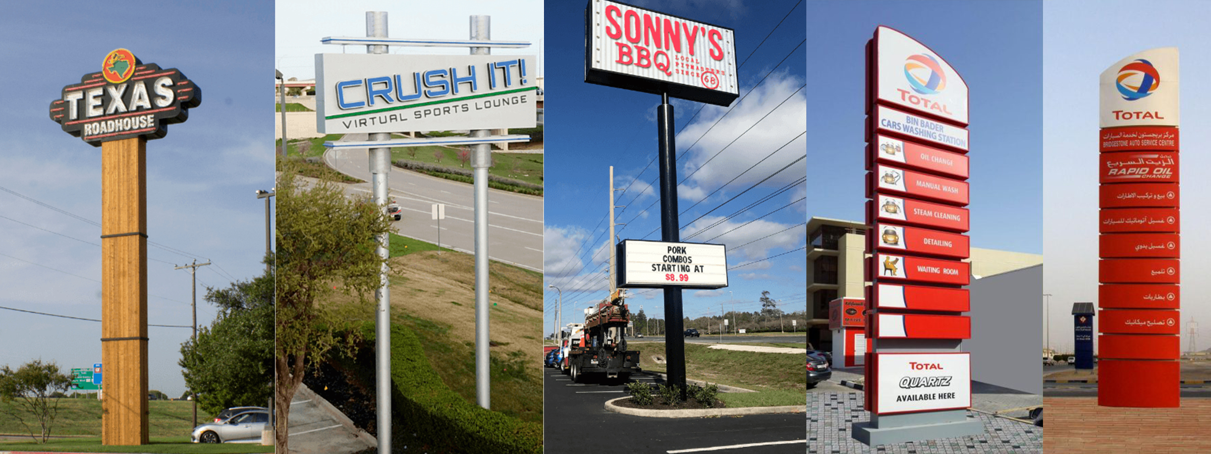 Pilon totem tabela, yüksek ve dikkat çekici yapısı ile özellikle otoyol kenarlarında, alışveriş merkezlerinde veya ticari bölgelerde sıklıkla tercih edilen bir dış mekan tabela türüdür. 