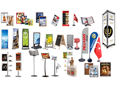 isplay ürünler, genellikle ürünleri sergilemek, tanıtmak ve satışa sunmak amacıyla kullanılan çeşitli vitrin ve stand türleridir.